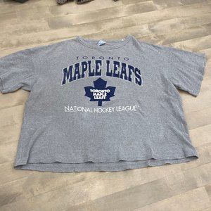 Vintage Toronto Maple Leafs waffle knit shirt Bulletin Athletics